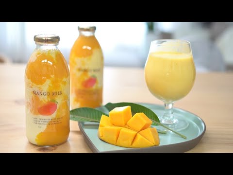 How to make really delicious real mango milk