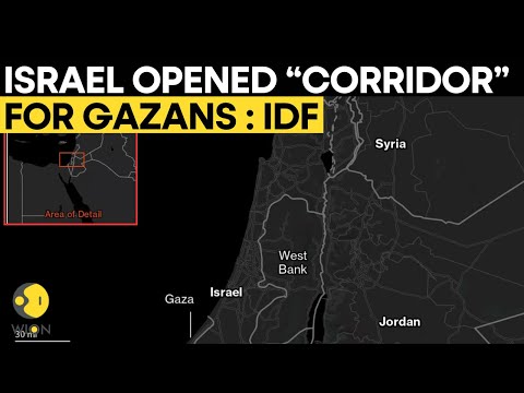 Israel says it has opened 'corridors' for civilians in Gaza to move south | WION Originals