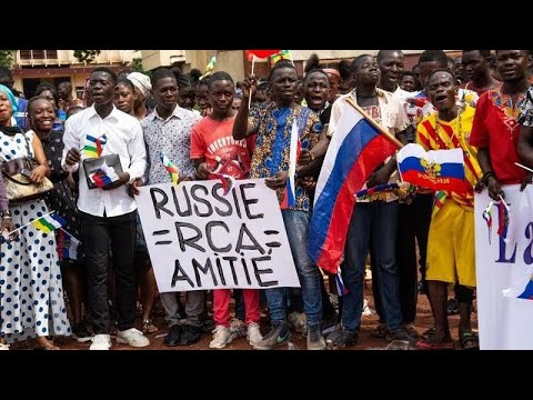 Des Centrafricains soutiennent l'invasion russe de l'Ukraine