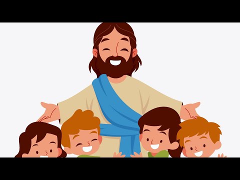 My God is so Great - Kids Songs 赤ちゃんサメ Lagu Anak Anak  Super Simple - Christian Videos For Children