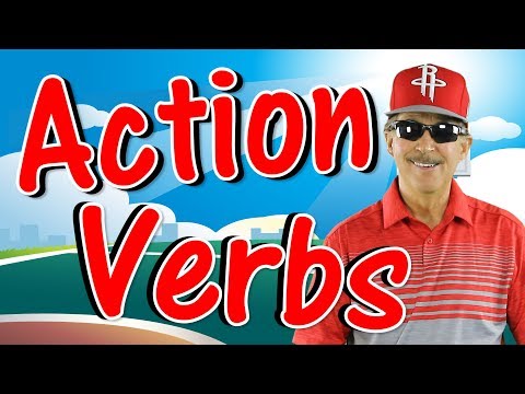 Action Verbs | Reading &amp;amp; Writing Song for Kids | Verb Song | Jack Hartmann