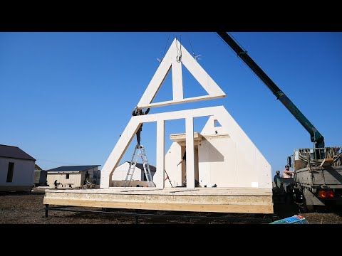 How to build a house in 1 day. Fastest construction technologies