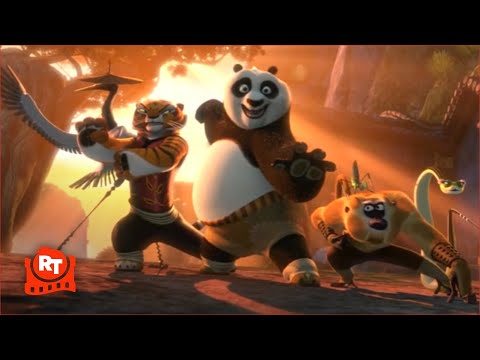 Kung Fu Panda 2 - Furious Five Fight Scene