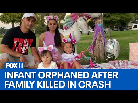 Mom, dad, daughter killed in New Year's crash, 1-year-old daughter survives