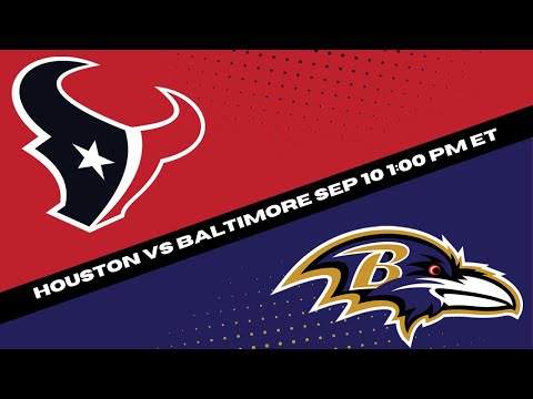 Baltimore Raven vs Houston Texans NFL Picks, Predictions, and Odds - Football Best Bet