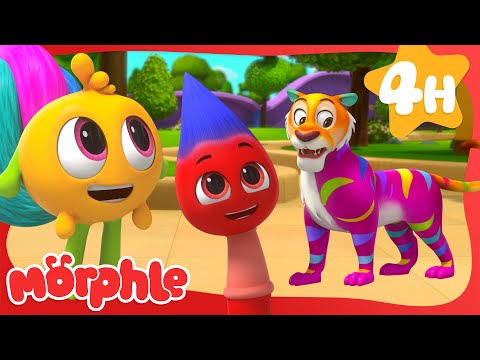 Morphle Paints a Colorful Tiger 🎨🐯 | Cartoons for Kids | Mila and Morphle