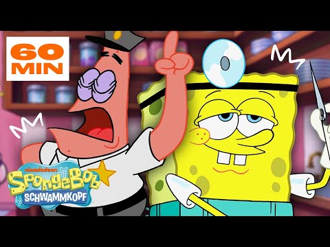 SpongeBob | Alle Jobs von SpongeBob &amp; Patrick! 🧽⭐️ | 60+ Minuten Compilation| SpongeBob Schwammkopf