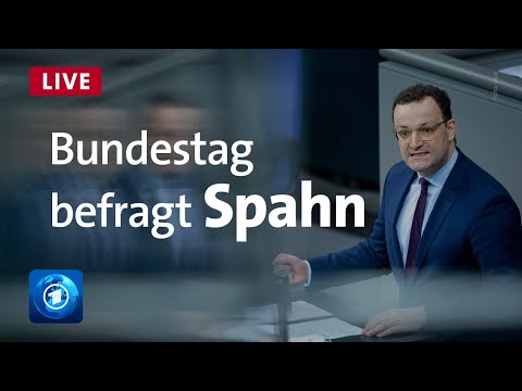 Bundestag befragt Gesundheitsminister Spahn