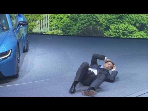 BMW CEO collapses on stage at Frankfurt Motor Show