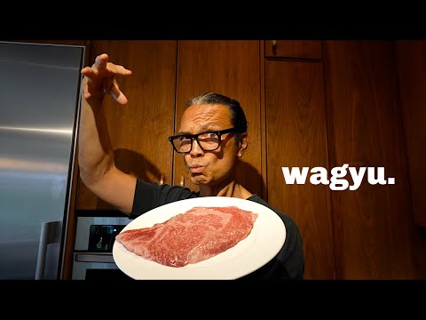 Iron Chef Dad Cooks A5 Japanese Wagyu.