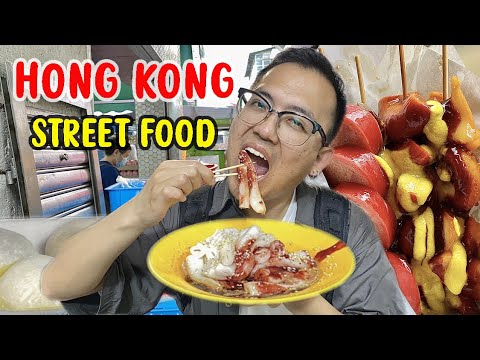 Migliori Street Food a Hong Kong 香港最火的街头美食，在铜锣湾打小人是什么体验