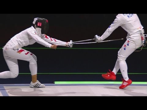 China win Gold in Women's Fencing Team Epee - London 2012 Olympics