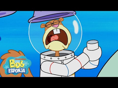 Bob Esponja | SAs Experi&ecirc;ncias Cient&iacute;ficas MAIS ESTRANHAS de Sandy 🧪 | Bob Esponja em Portugu&ecirc;s