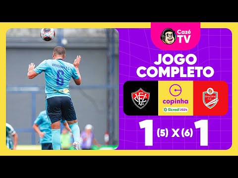 JOGO COMPLETO: VIT&Oacute;RIA X IBRACHINA | TERCEIRA FASE | COPINHA 2024