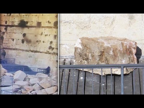 Falling Boulder Narrowly Misses Worshipper at Israel's Western Wall