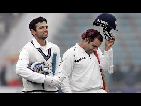 EPIC Dravid-Sehwag Partnership That ALMOST Broke &quot;Mankad-Roy&quot; RECORD Partnership +Sehwag's Interview