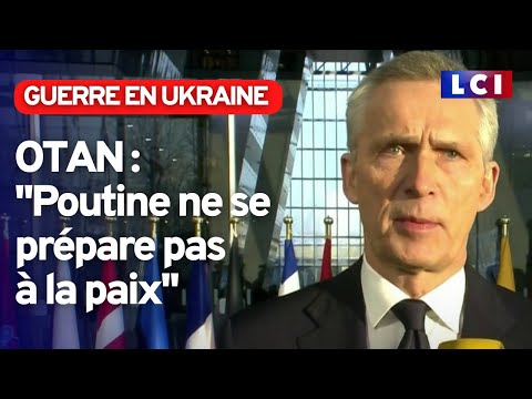 OTAN : &quot;Poutine ne se pr&eacute;pare pas &agrave; la paix&quot;