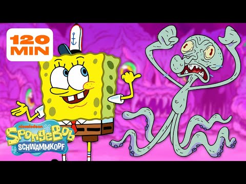 SpongeBob | Alle Monster in Bikini Bottom! | 2 Stunden-Compilation | SpongeBob Schwammkopf