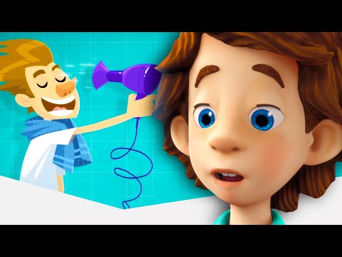 How do hair dryers get hot? | The Fixies | Animation for Kids | Learning with Tom