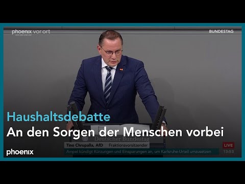 Tino Chrupalla zur Regierungserkl&auml;rung von Olaf Scholz zum Europ&auml;ischen Rat am 13.12.23