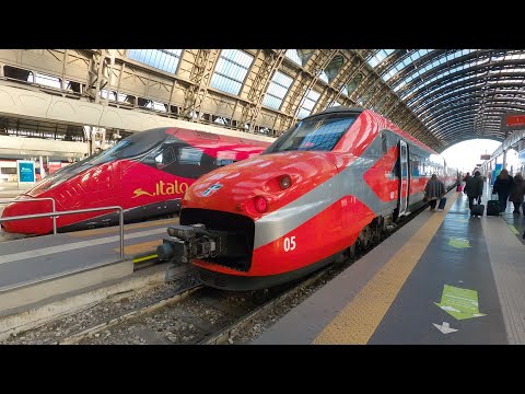 London to Italy by Train in Winter (Bernina pass)