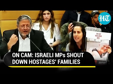 Fiery Clash Inside Israel's Parliament; MPs Fight With Families Of Hostages | Watch