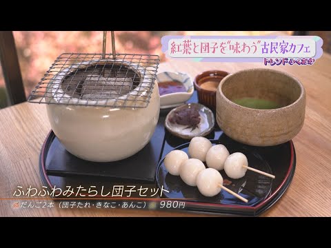 古民家風のカフェで頂く、みたらし団子【トレンドふくおか】【アサデス。】