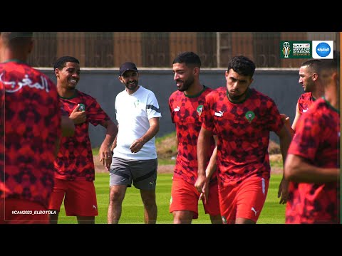 كواليس الحصة التدريبية الأخيرة للمنتخب المغربي قبل مواجهة الكونغو 🇲🇦