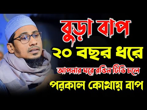 বুড়া বাপ ২০ বছর ধরে রঙ্গিন টিভি চলে। পরকাল কোথায় বাপ। মুফতী আনিসুর রহমান আশরাফী।  নতুন ওয়াজ ২০২৪