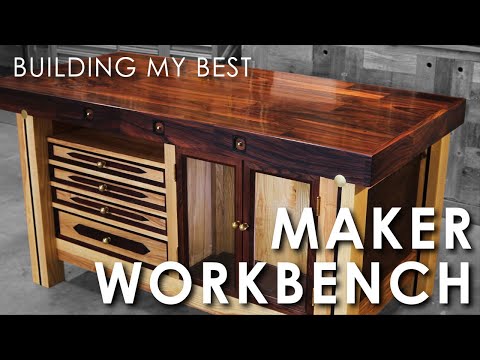 Crafting My Ultimate Woodworking Workbench: Unveiling My Masterpiece!