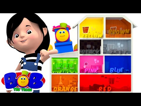 Colors Song | Learn Colors for Kids | Bob The Train Nursery Rhymes &amp; Baby Songs | Baby Cartoon