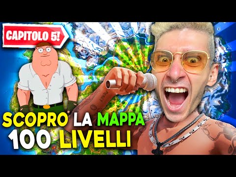 SHOPPO 100 LIVELLI DEL PASS E SCOPRIAMO LA MAPPA DEL CAPITOLO 5 DI FORTNITE !!