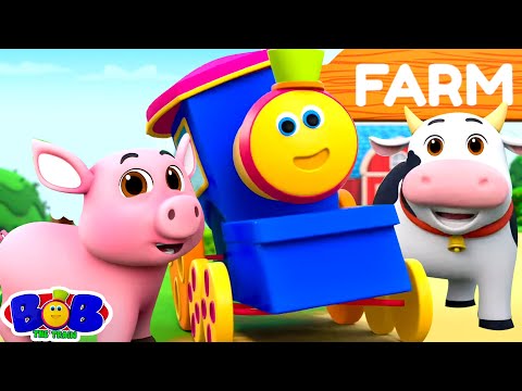 Farmer Bob Lived On A Farm &amp; Animal Sound + More Nursery Rhymes for Kids