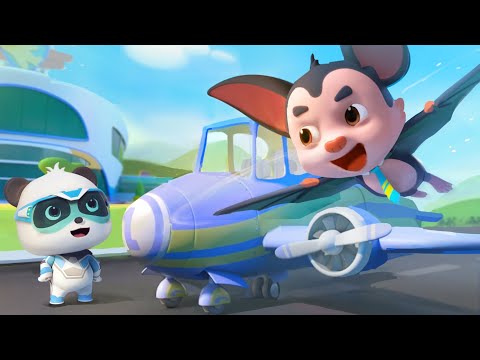 Super Rescue Team Ep 9 - Air Traffic Police Officer is in Trouble | BabyBus TV - Kids Cartoon