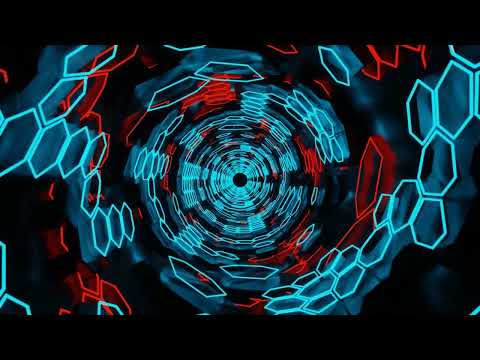 VJ LOOP NEON Colorful Tunnel Compilation Abstract Background Video Lines Pattern 4k Screensaver