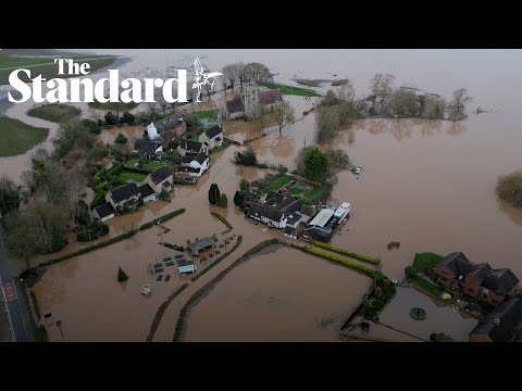 England under water: scenes of flooding across the country