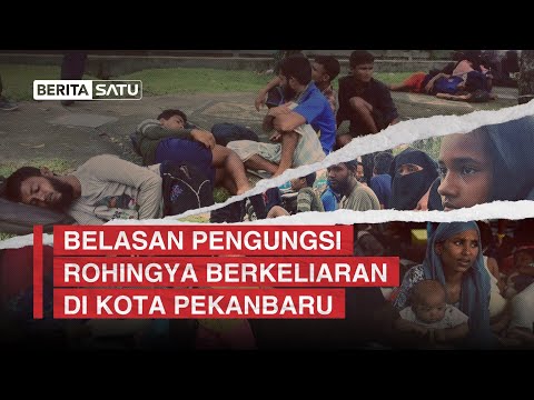 Belasan Pengungsi Rohingya Berkeliaran di Kota Pekanbaru