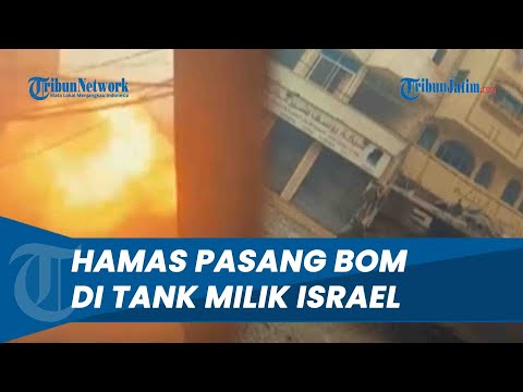 Meledak Dahsyat di Tengah Kota Gaza, Hamas Pasang Bom di Pintu Tank Milik Israel