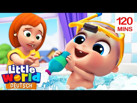 Das Badelied | Kinderlieder f&uuml;r Kleinkinder | Little World Deutsch