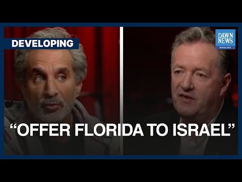 Why Not Offer Florida To Israelis For Settlement: Bassem On Piers Morgan Show | Dawn News English