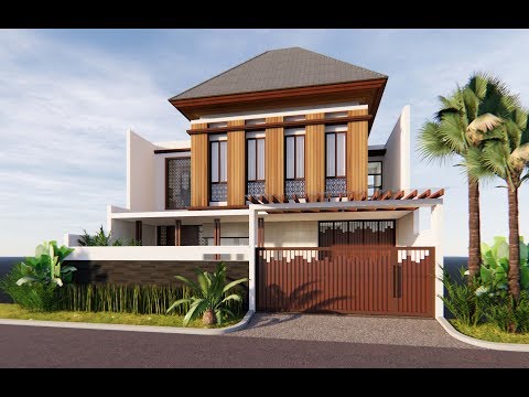 Sketchup House Design 6 EXT INT + Enscape 2.4 Realtime Rendering