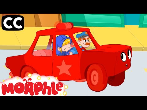 Morphle is a Red Police Car | Mila &amp; Morphle Literacy | Cartoons with Subtitles