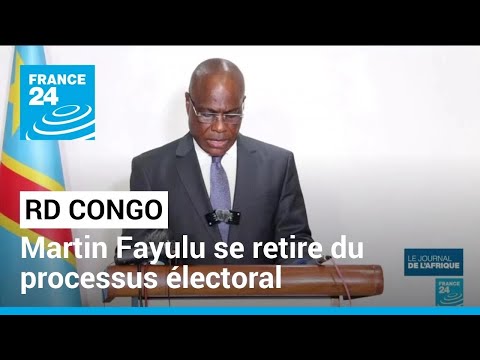 RD Congo : l'opposant Martin Fayulu se retire du processus &eacute;lectoral &bull; FRANCE 24