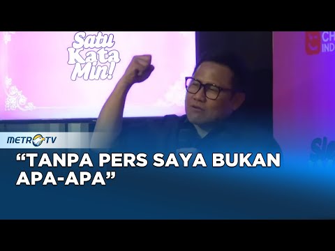 SATU KATA MIN! Ternyata Gus Imin Pernah Jadi Wartawan di Jaman Soeharto