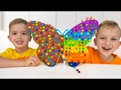 Niki juega y haz pop de chocolate - Video divertido para ni&ntilde;os