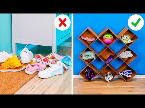 DIY Cardboard Furniture And Home Organizing Ideas