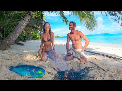 Most BEAUTIFUL Catch &amp; Cook! (Tropical Island Survival)