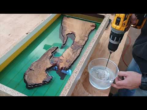 Resina epoxica alto espesor DIY Resin table 