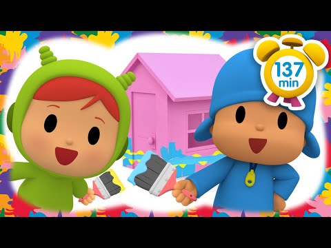 🏡POCOYO in ENGLISH -House of a Thousand Colors [137 min]|Full Episodes|VIDEOS and CARTOONS for KIDS