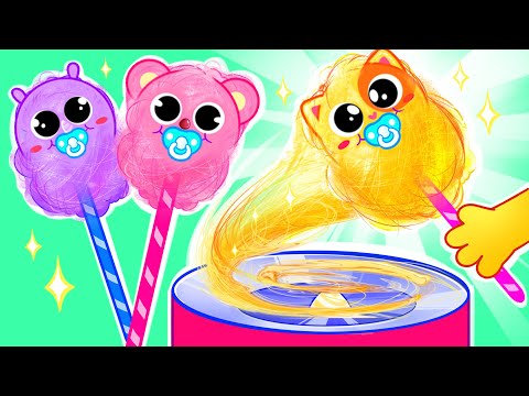 Cotton Candy Machine for Kids | Toddler Zoo Songs For Baby &amp; Nursery Rhymes